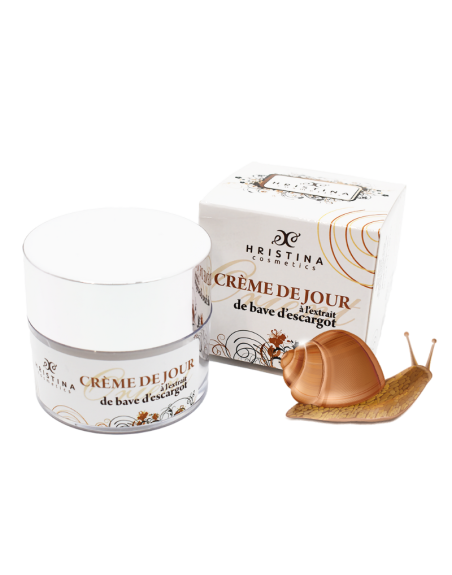 Crème de jour hydratante à base de bave d'escargot 50ml 100% naturelle