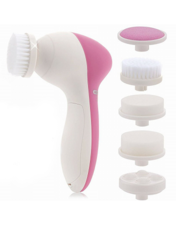 Brosse électrique nettoyante visage - 5 têtes interchangeables