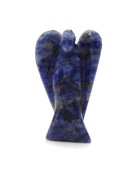 Ange en Pierre Précieuse Sculpté à la Main - Sodalite