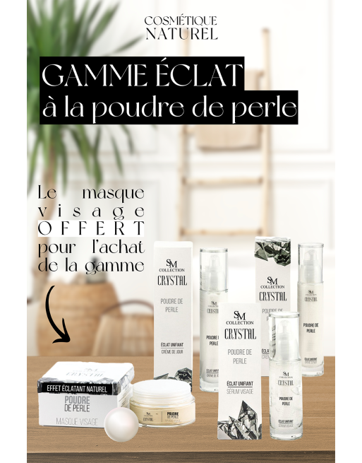 Gamme complète à la poudre de perle 100% naturelle