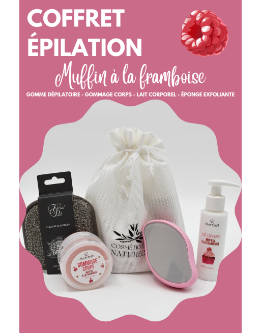 Coffret épilation - Muffin à la framboise