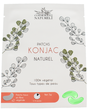 Patchs contours des yeux au Konjac - Aloé vera