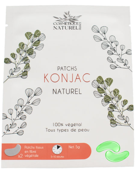 Patchs contours des yeux au Konjac - Aloé vera