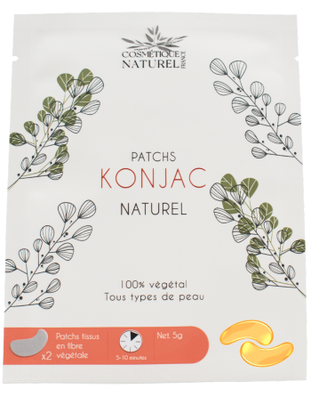 Patchs contours des yeux au Konjac - Curcuma