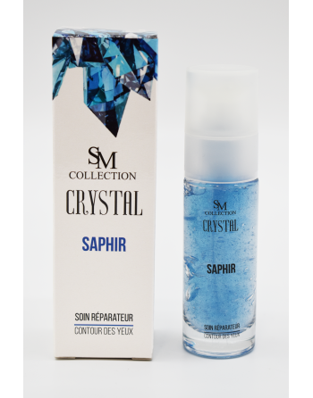 Crème pour le contour des yeux à la poudre de saphir 30ml 100% naturelle