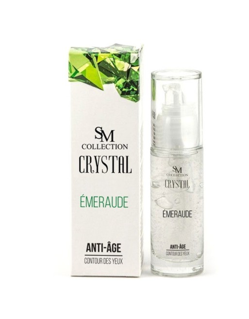 Crème contour des yeux anti-âge à l'émeraude 30ml 100% naturelle