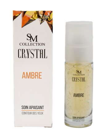 Crème contour des yeux à la poudre d'ambre 30ml 100% naturelle