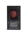 Jaspe Rouge Planet sur un Sola Goldstone Stand - 40mm (support 30x15mm)