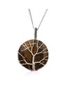 Collier Arbre de Vie - Oeil de Tigre