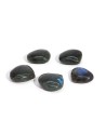 Pierres de cœur de labradorite de Madagascar (environ 17-31g 30-40 mm)