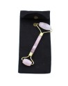 Double Rouleau Pierres Précieuses pour Visage- Quartz rose