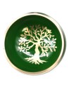 Ensemble de Bols chantants Arbre de vie - Vert 10,7 cm