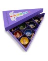 Coffret cadeau bol tibétain avec pyramide de chakras