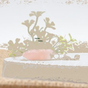Pendule égyptien quartz rose Brésil A