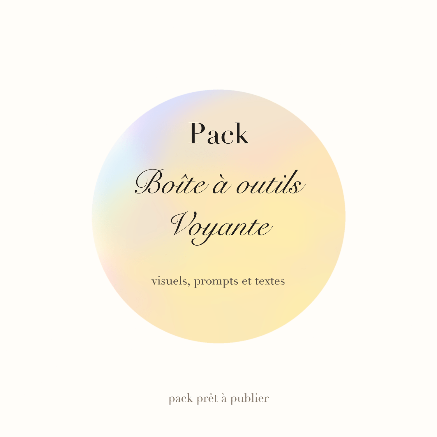 Pack Boîte à outils Voyante