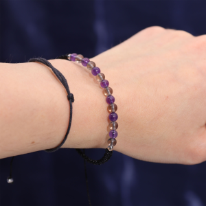 Précommande – Bougie du Zodiaque avec Bracelet en Gemmes - Capricorne