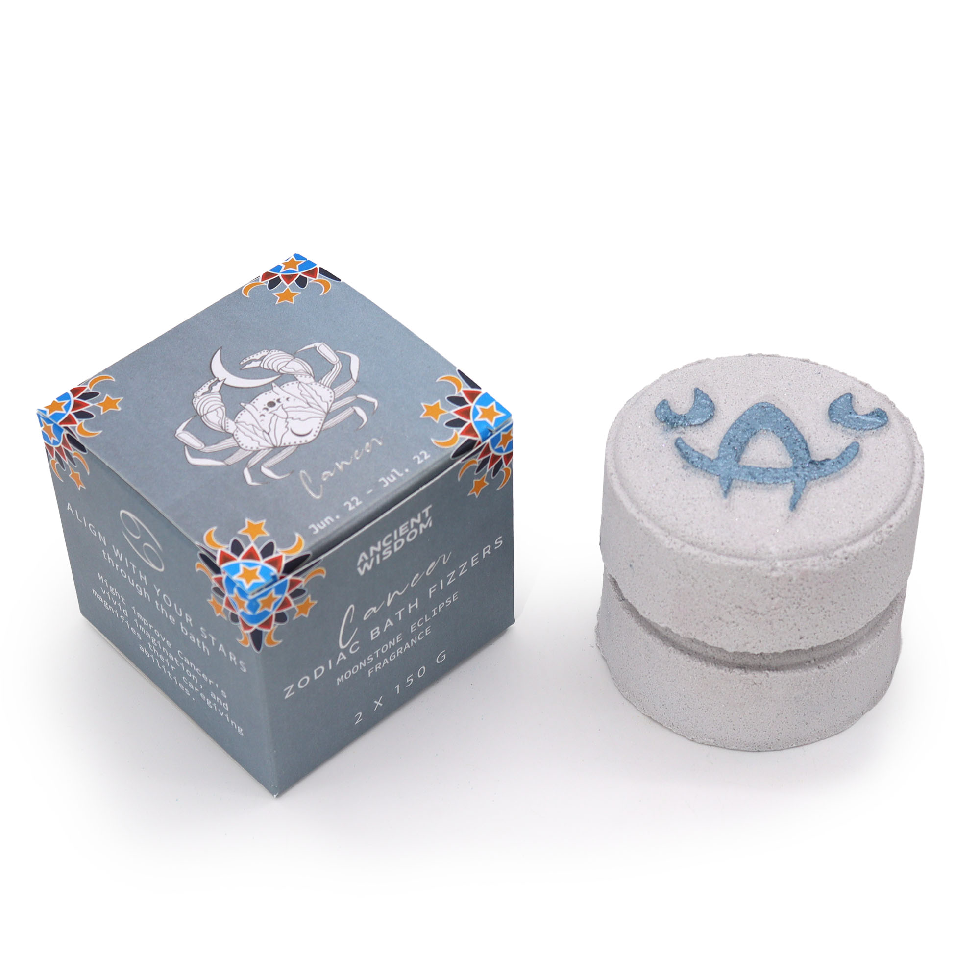 Précommande – Ensemble de Boules de Bain du Zodiaque avec Horoscope - Cancer – Image 3