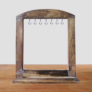 Précommande – Présentoir Suspendu Moyen - Bois Foncé (40x30cm)