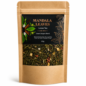 Précommande – Thé Mandala Leaves – Mélange Dragon Vert – 50 g